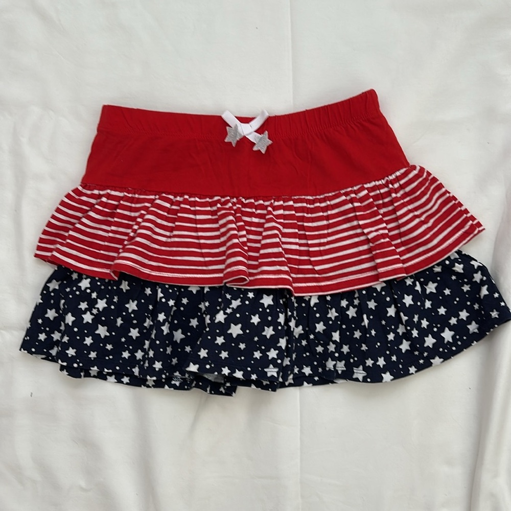 Cynthia Rowley Girls Unicorn Blue/Red Skirt/Top Set Size: 7/8 - Picture 3 of 5